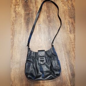 FOSSIL Small Leather Crossbody Purse Black